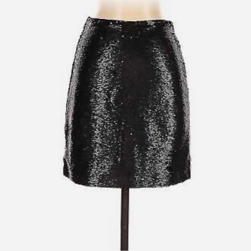 Sabine - Black Sequin Skirt